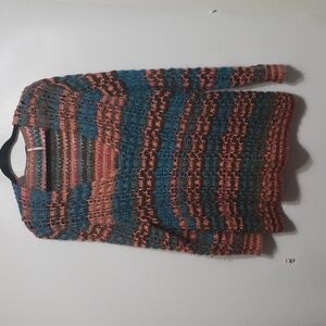 Free People Spell On You Crochet Wool Blend Sweater/Tunic